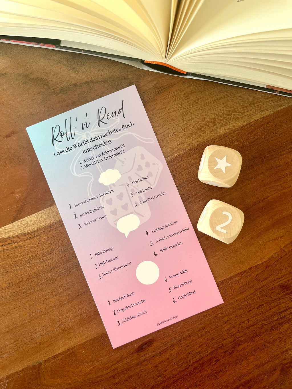 Roll‘n‘Read Challenge, Sub Abbau Challenge für Buchliebhaber