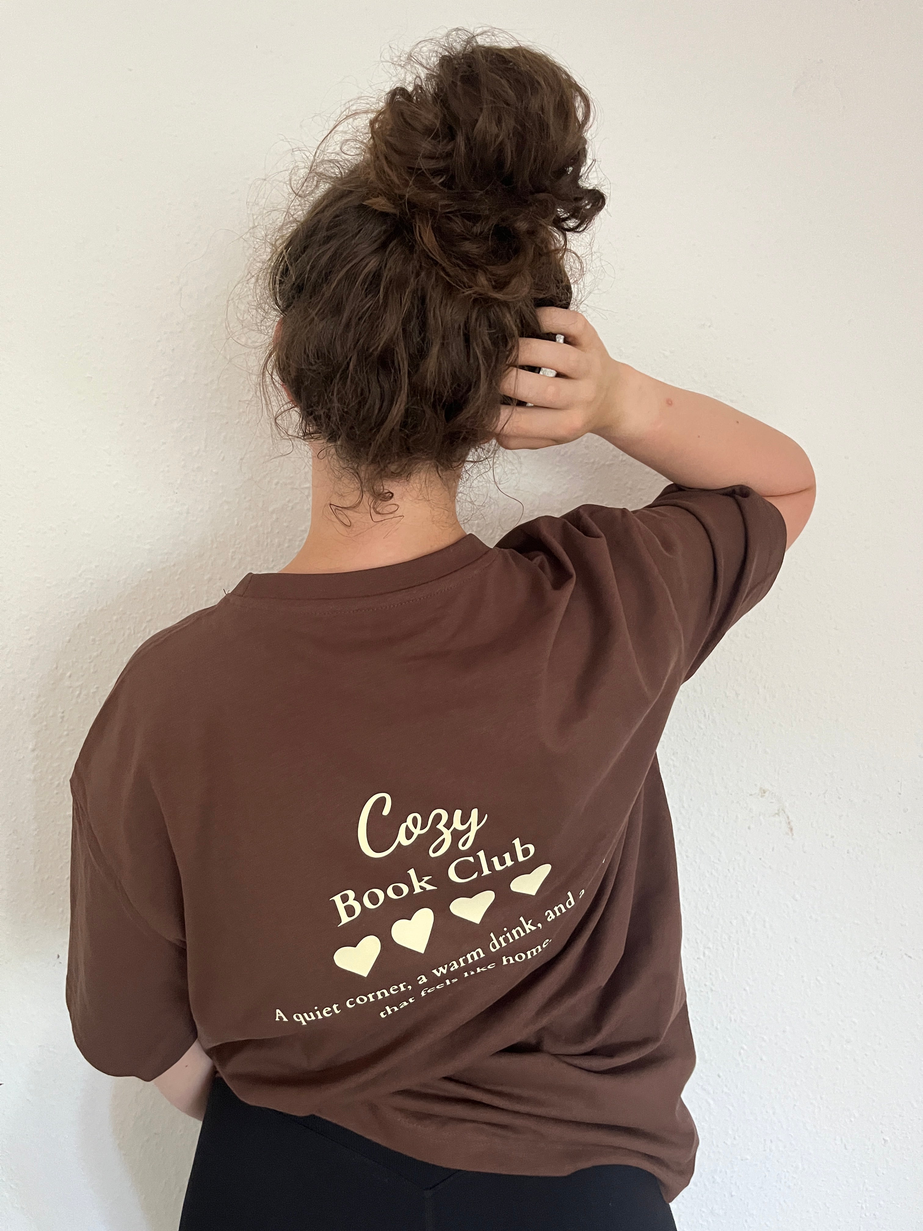 Cozy Book Club T-Shirt, Leseliebe Shirt, Oversized