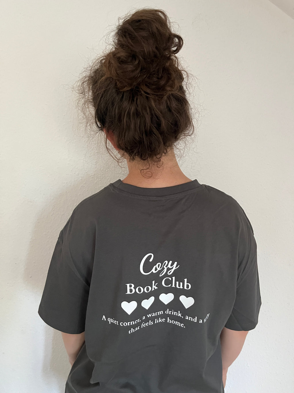 Cozy Book Club T-Shirt, Leseliebe Shirt, Oversized